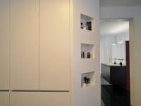 Einbauschrank matt in weiß 