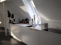Küche ultramatt in weiß 