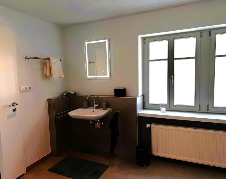 Ferienwohnung Kleinkarlbach Badezimmer